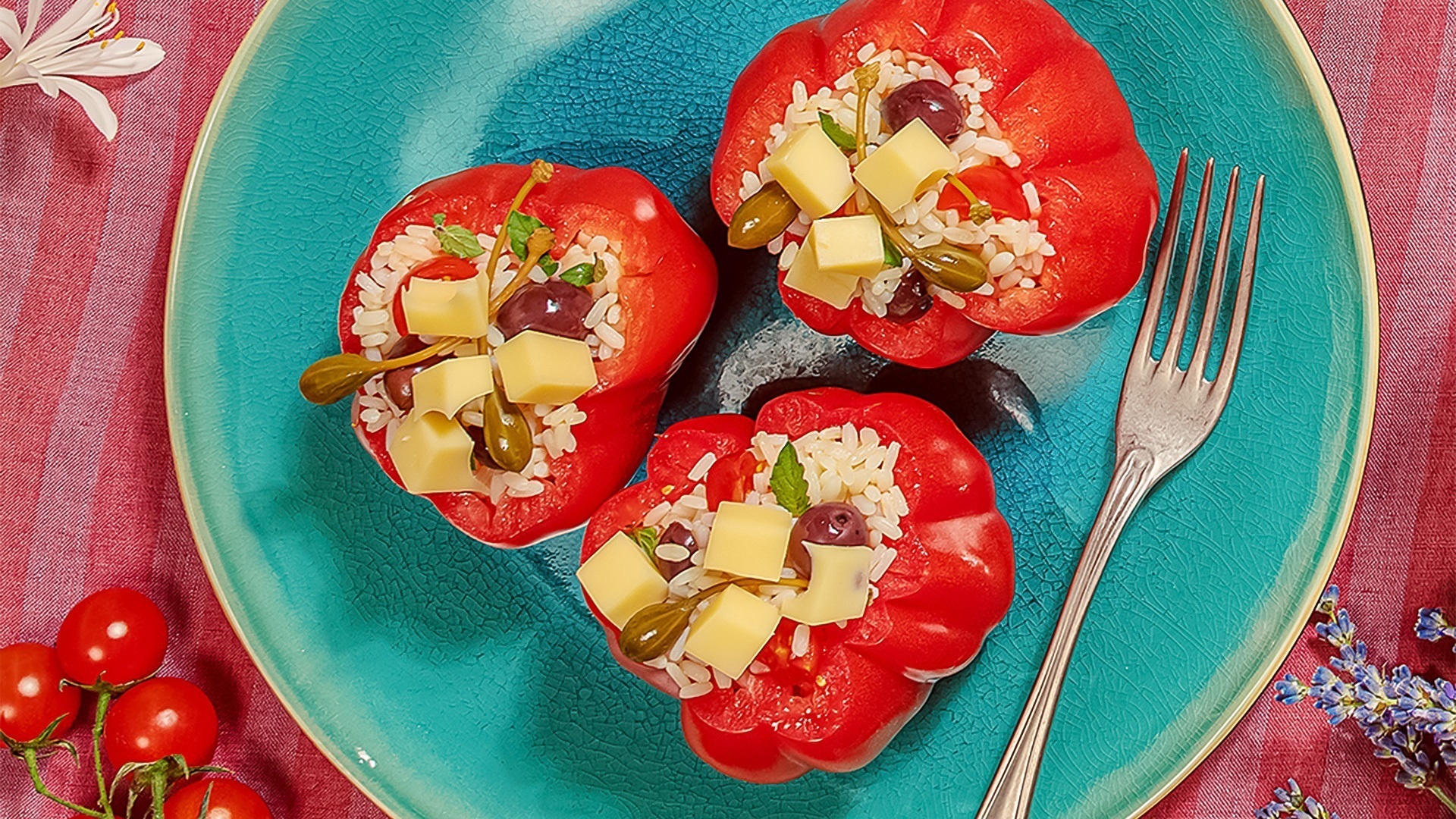 Gefüllte Tomaten mit Reis und Emmentaler AOP - Emmentaler AOP Switzerland