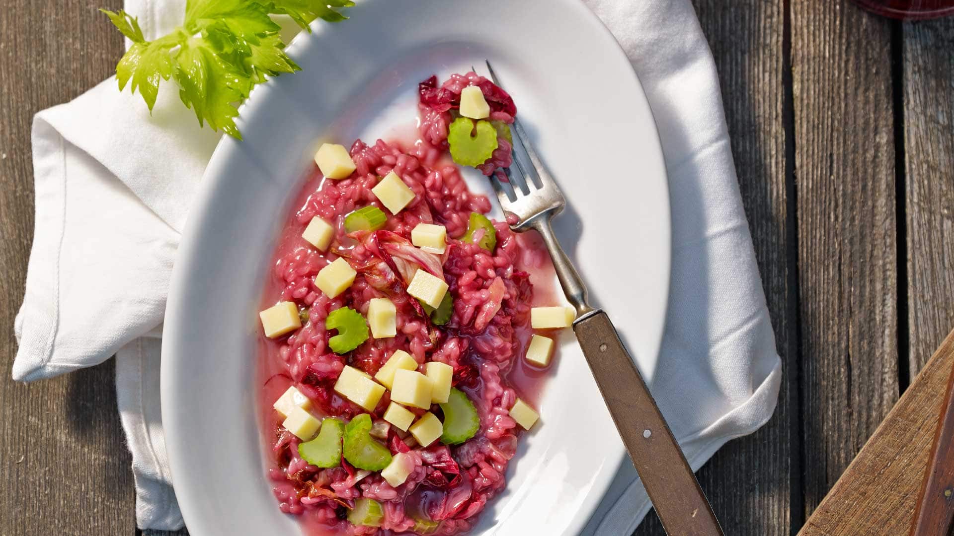 Red wine risotto with radicchio - Emmentaler AOP Switzerland