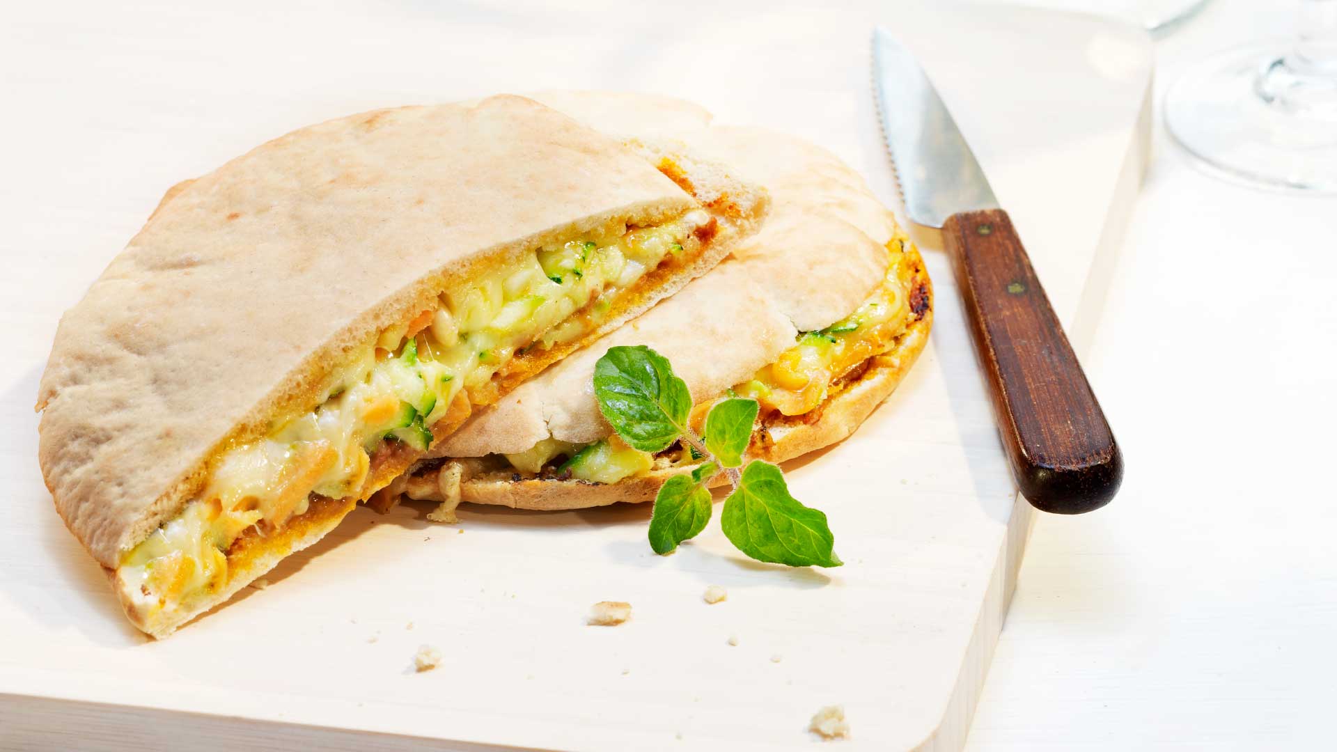 Courgette pitta - Emmentaler AOP Switzerland