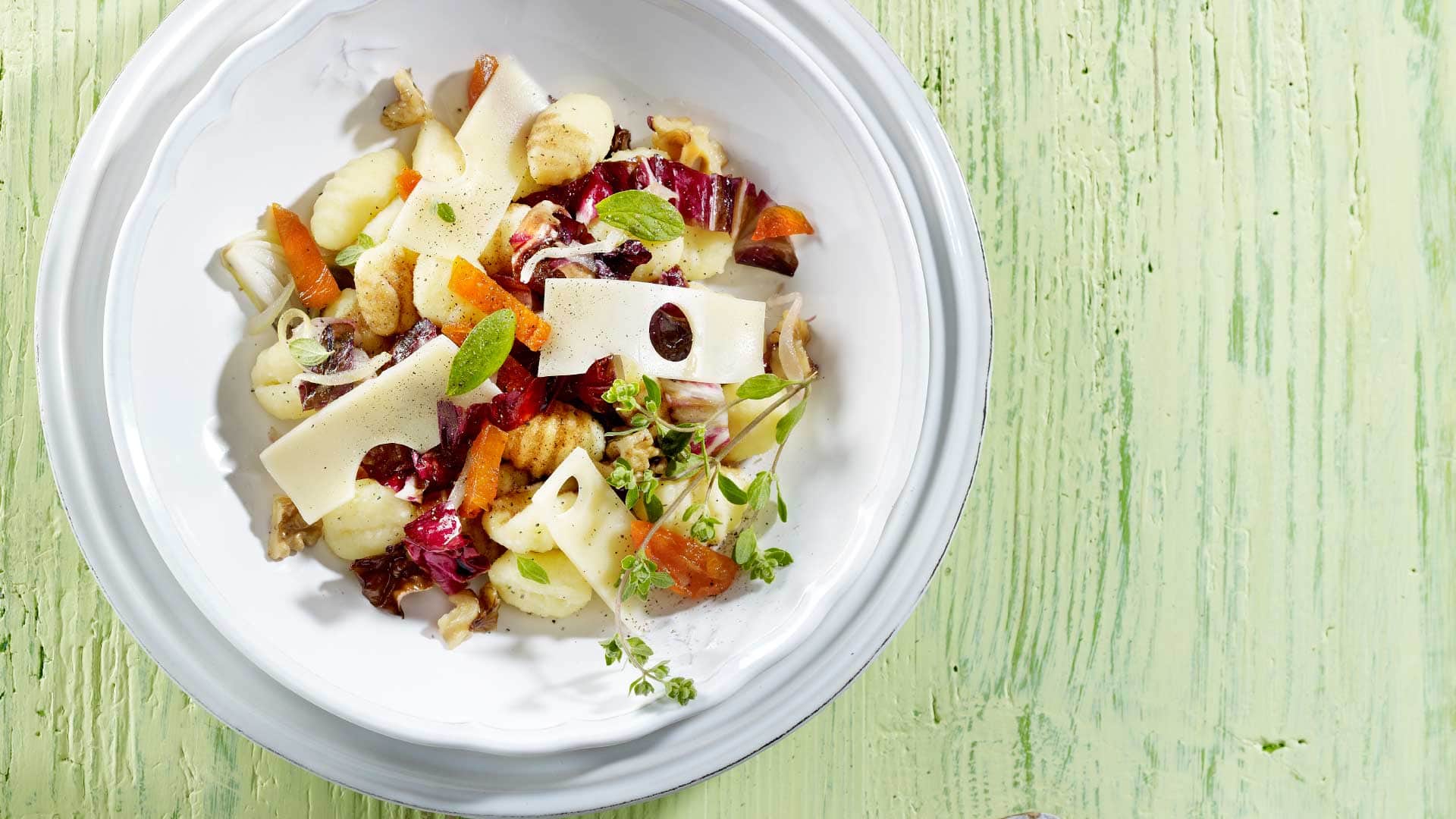 Gnocchi with cicorino and Emmentaler AOP - Emmentaler AOP Switzerland