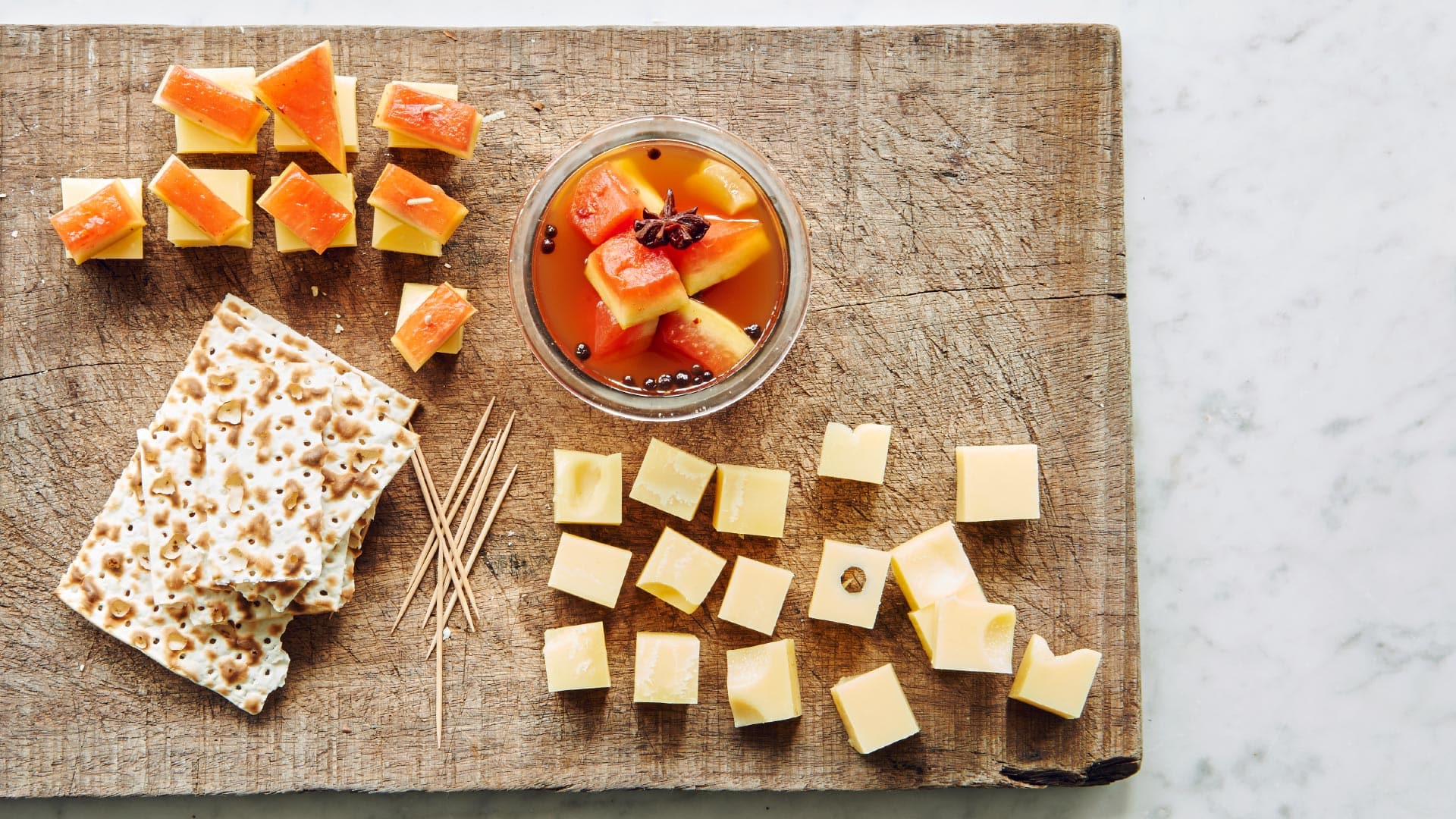Emmentaler AOP with pickled melon - Emmentaler AOP Switzerland