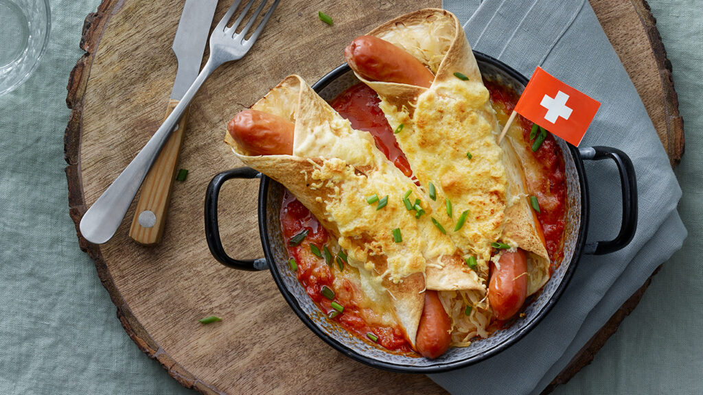 2019 4 Wienerli Sauerkraut Tortillas mit FNhnchen 5