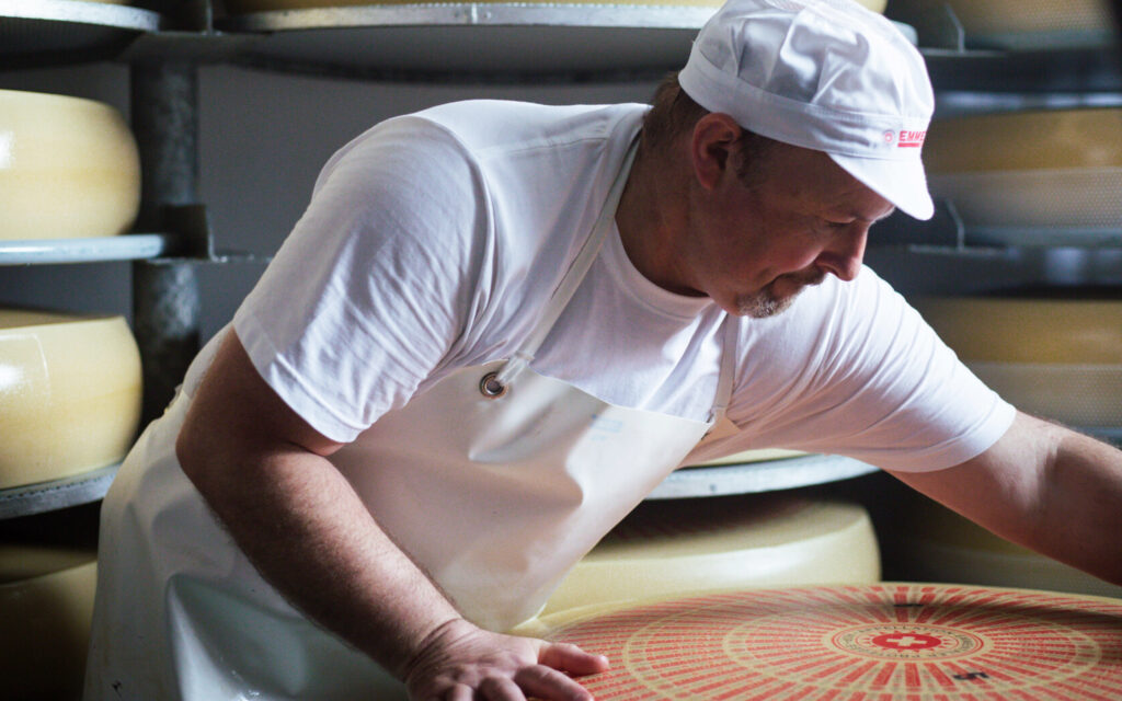 Village cheese dairies Emmentaler AOP Switzerland