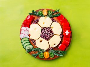 Emmentaler AOP Käse EM 2024 Spiel Ungarn_Schweiz_Käseplatte