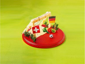 Emmentaler AOP Käse EM 2024 Spiel Deutschland_ Schweiz_Tor aus Emmentaler AOP Käse