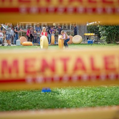Affoltern im Emmental, le 13 septembre  2025, AOP Tag de Emmentaler , kids roll parcours   © sedrik nemeth